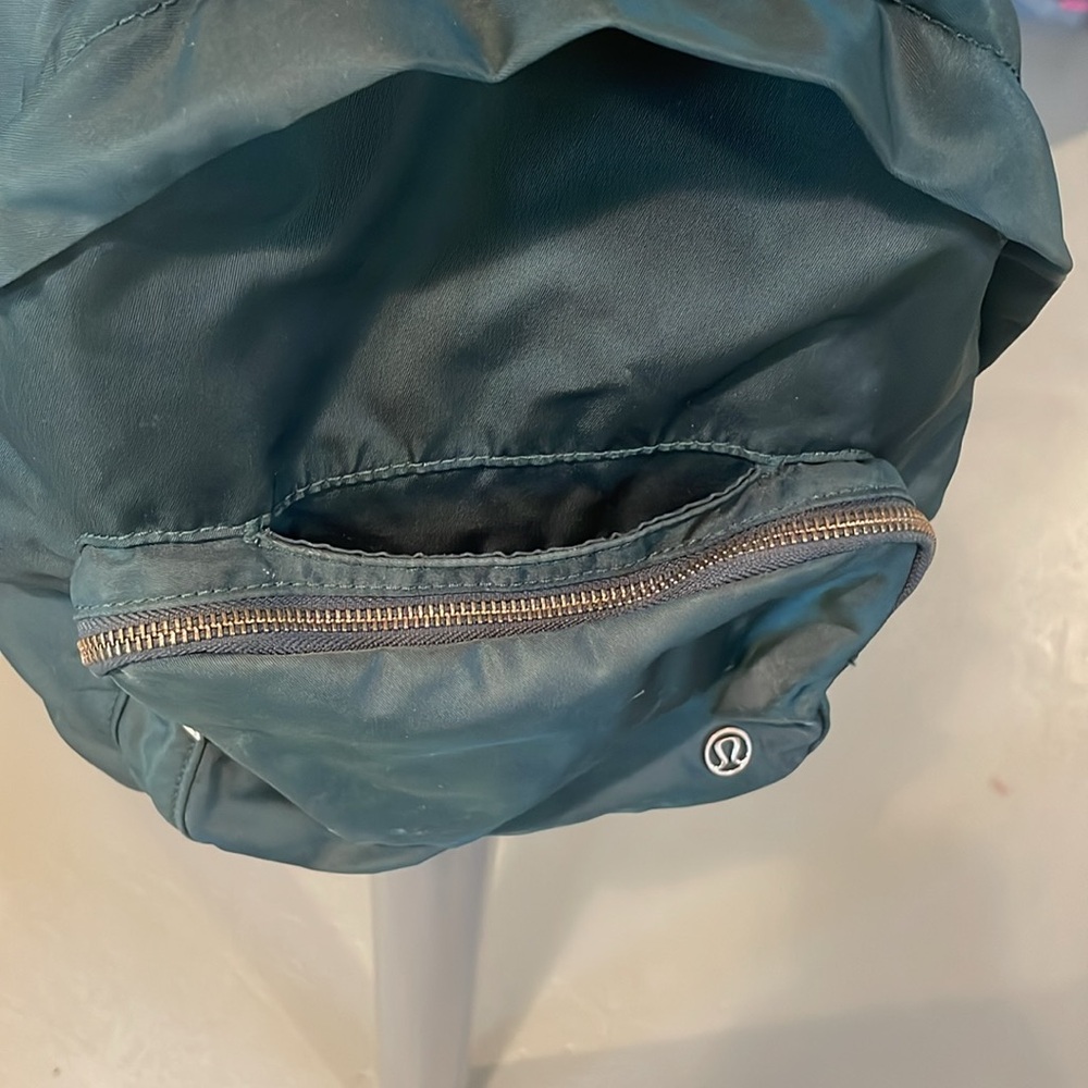 Lululemon Teal Small / Mini Backpack - image 2